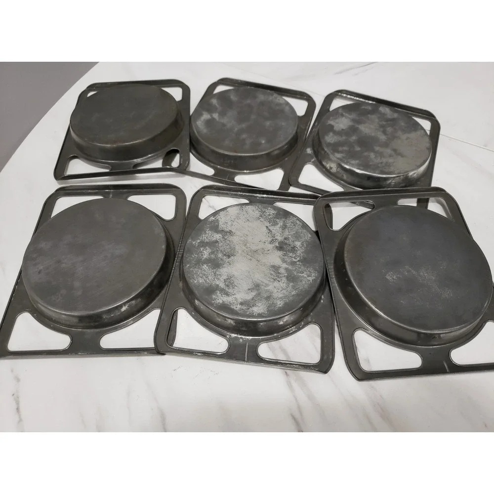 Lot 6 Vintage 1964 Kenner Easy-Bake Oven Metal Baking Pans REPLACEMENT PARTS